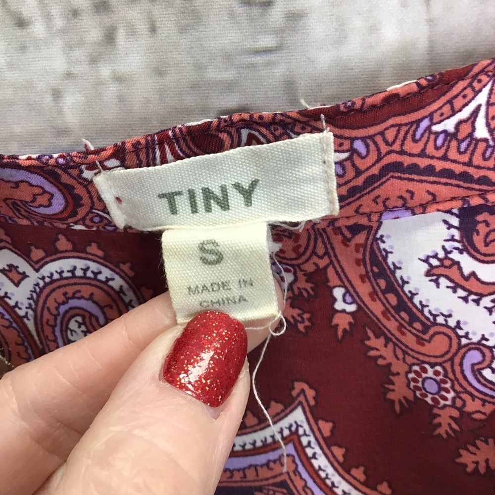 Anthropologie TINY Long Sleeve Top Sm Sequins - Picture 2 of 3